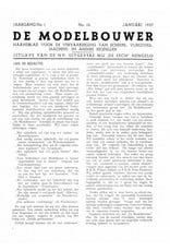 De Modelbouwer 95.37.001 Jaargang "De Modelbouwer" Editie : 37.001 (PDF)
