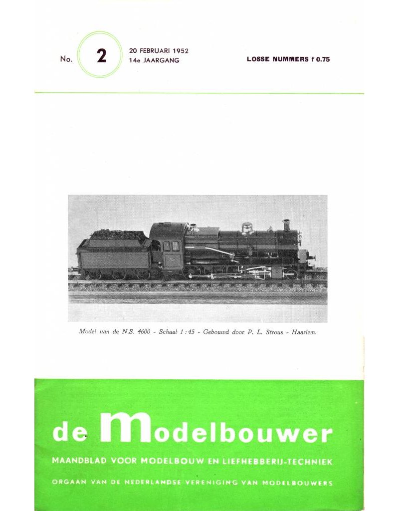 De Modelbouwer 95.52.002 Jahrgang "De Modelbouwer" Ausgabe : 52.002 (PDF)