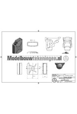 MBT Jerrycan - Bouwtekening Schaal 1 : XX (40.06.001)