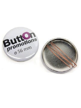 56mm Button met clip vanaf