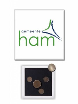 Kleding magneet 40x40mm Vanaf