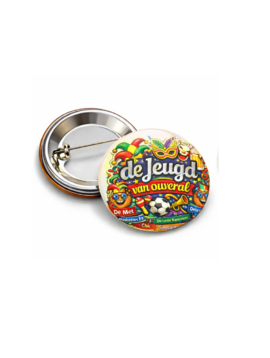 31mm button met speld vanaf