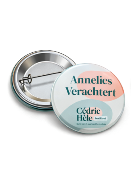 89 mm Button met speld vanaf