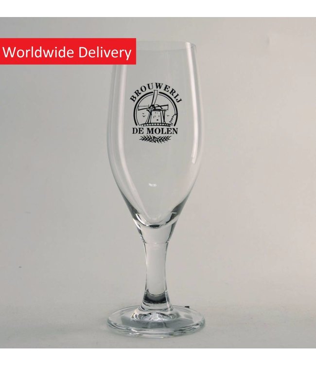 Groet dempen Voetganger Brouwerij de Molen Beer Glass - 25cl - Buy beer online - Belgian Beer  Factory