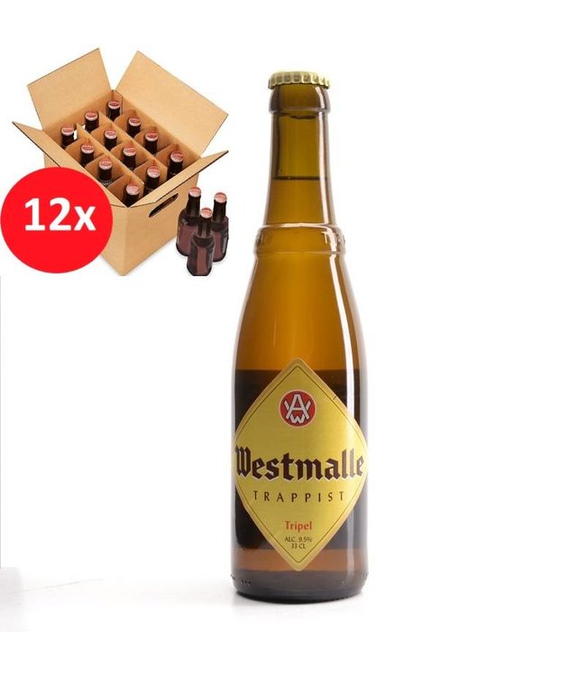 SET VAN 12    l-------l Westmalle Tripel 12 Pack