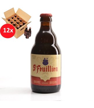 SET VAN 12    l-------l St Feuillien Bruin 12 Pack