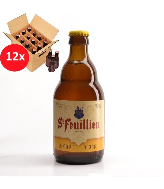 SET VAN 12    l-------l St Feuillien Blonde 12 Pack