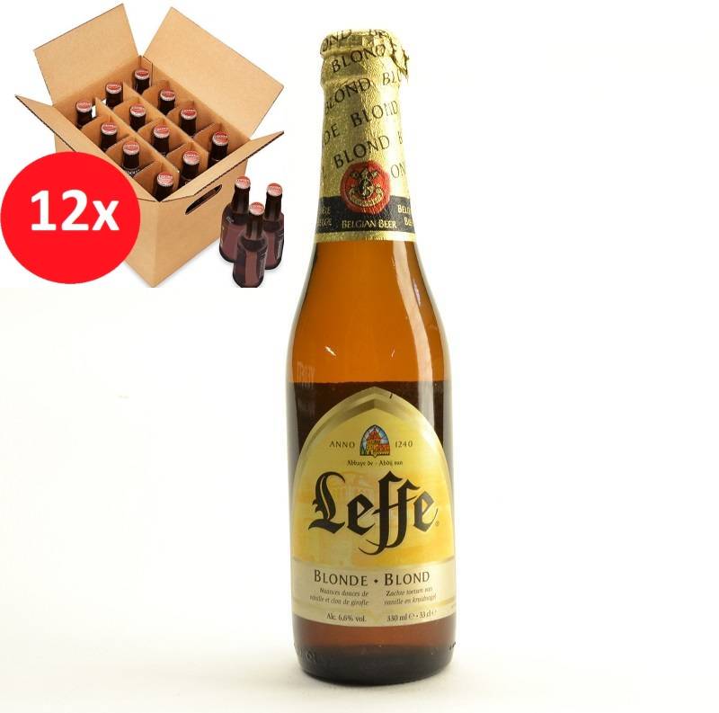 Leffe Blond 24 x 330ml Bottles 