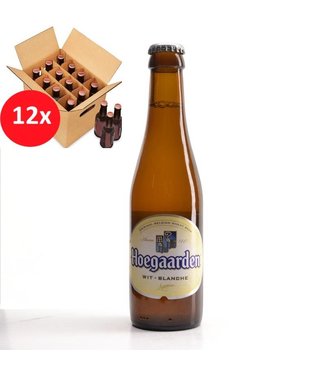 SET VAN 12    l-------l Hoegaarden  12 Pack