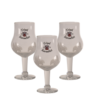 SET VAN 3   l-------l Tripel Karmeliet Bierglas - 33cl (Set van 3)