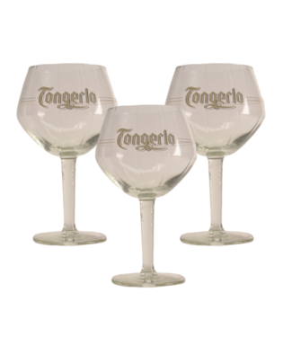 SET VAN 3   l-------l Tongerlo Beer glass - 33cl (Set of 3)