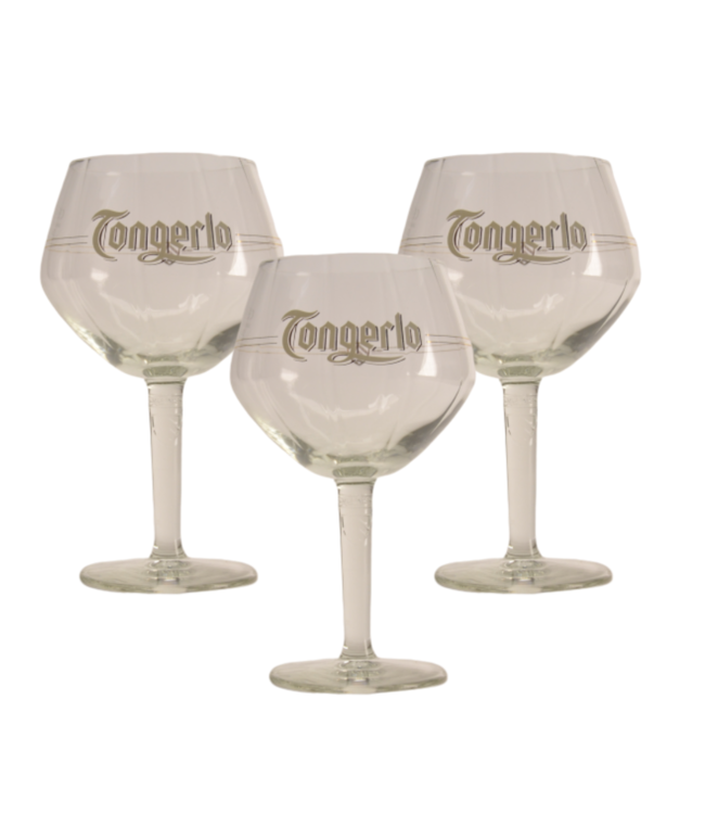 SET VAN 3   l-------l Tongerlo Beer glass - 33cl (Set of 3)