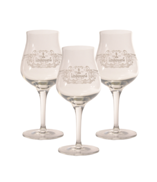 SET VAN 3   l-------l Lindemans Beer glass - 25cl (Set of 3)