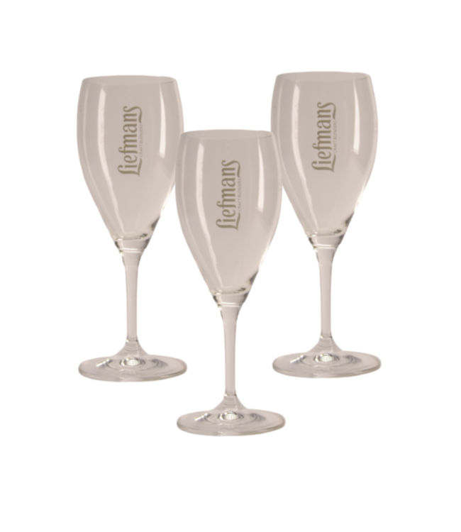 SET VAN 3   l-------l Verre a Biere Liefmans a pied - 25cl (Lot de 3)