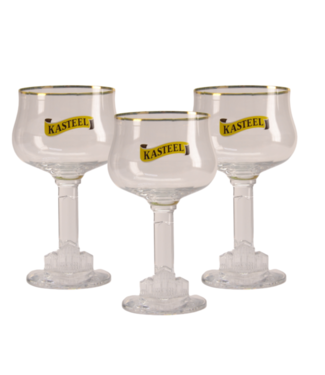 SET VAN 3   l-------l Verre a Biere Kasteel - 33cl (Lot de 3)