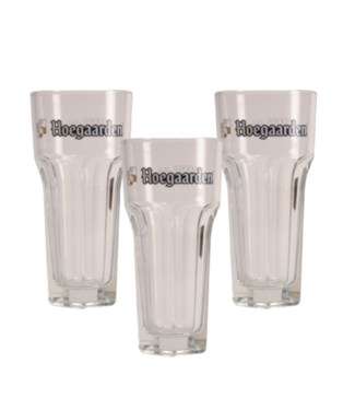 SET VAN 3   l-------l Hoegaarden Bierglas - 25cl (Set of 3)