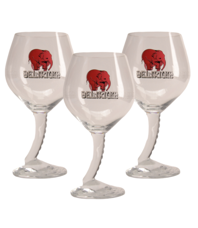 SET VAN 3   l-------l Delirium Beer glass - 33cl (Set of 3)