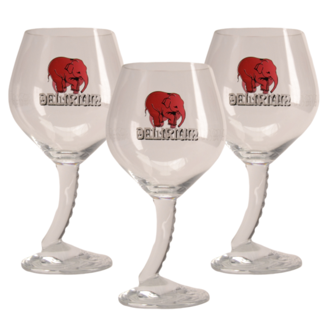 Delirium Beer Glass 33cl Set Of 3 Belgian Beer Factory