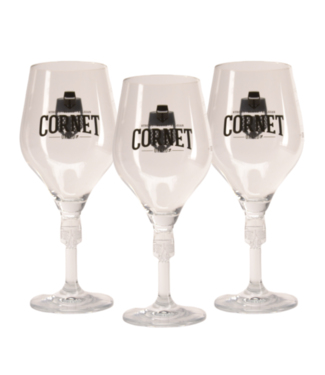 SET VAN 3   l-------l Cornet Bierglas - 33cl (Set van 3)