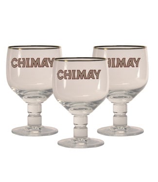 SET VAN 3   l-------l Chimay Bierglas - 33cl (3 Stück)