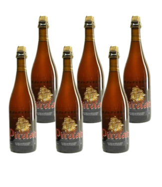 SET VAN 6    l-------l Piraat Tripel - 75cl - Set of 6 bottles