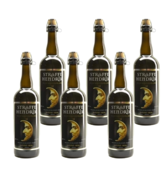 SET VAN 6    l-------l Straffe Hendrik 11 Quadrupel - 75cl - 6 Stück