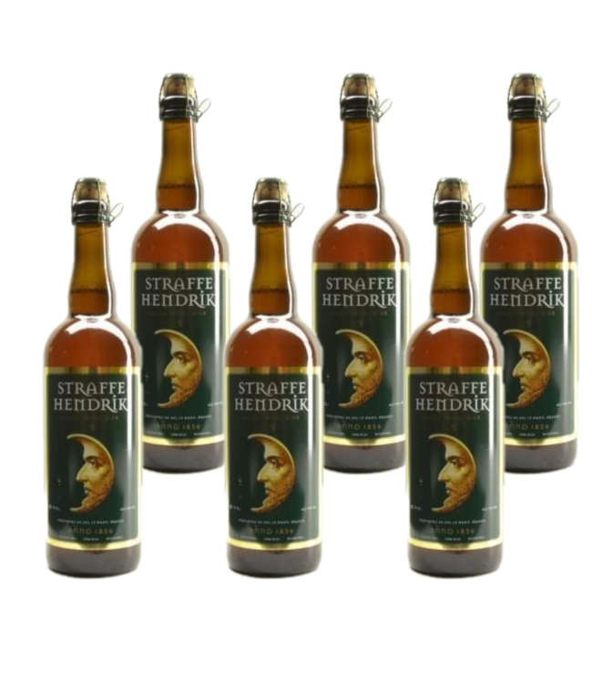 SET VAN 6    l-------l Straffe Hendrik 9 Tripel - 75cl - Set of 6 bottles