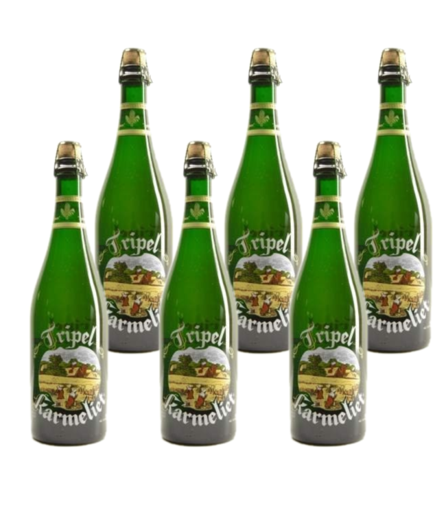 SET VAN 6    l-------l Tripel Karmeliet - 75cl - 6 Stück