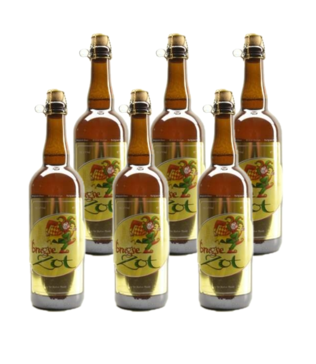 SET VAN 6    l-------l Brugse Zot Blond - 75cl - Lot de 6