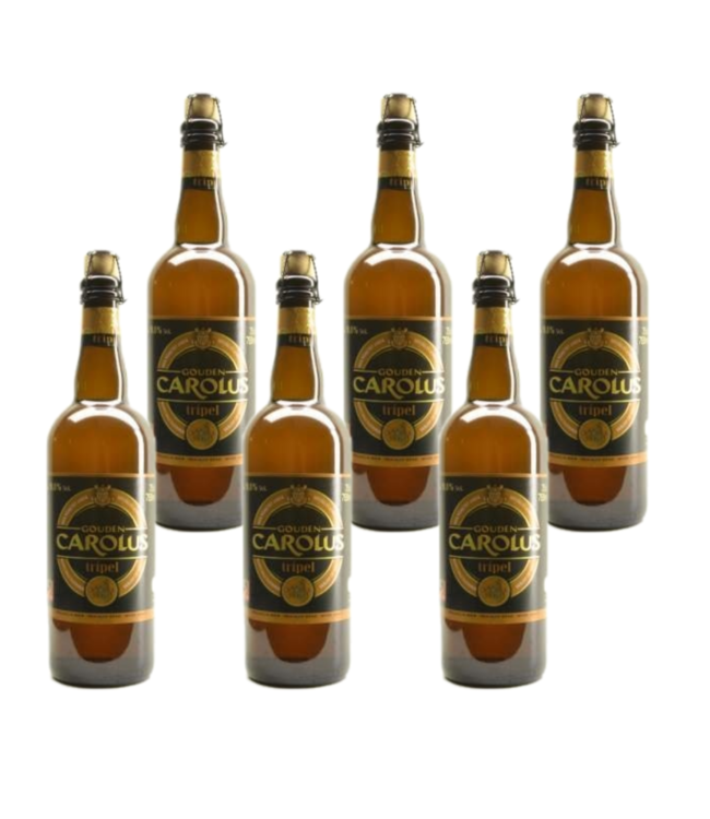 SET VAN 6    l-------l Gouden Carolus Tripel - 75cl - Set van 6 stuks