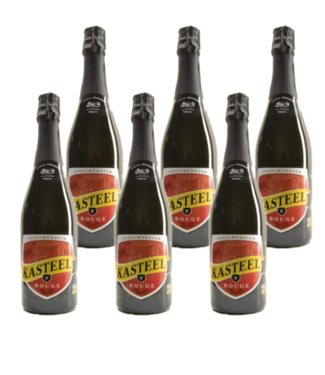 SET VAN 6    l-------l Kasteelbier Rouge - 75cl - Lot de 6