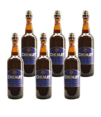 SET VAN 6    l-------l Chimay Blauw Grande Reserve - 75cl - 6 Stück