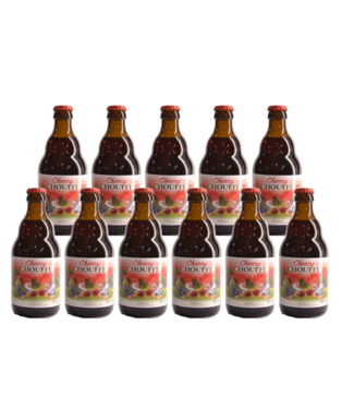 SET VAN 11   l-------l Cherry Chouffe - 33cl - Lot de 11