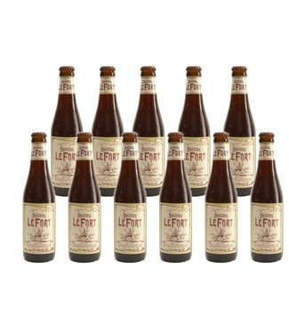 SET VAN 11   l-------l LeFort Brown - 33cl - Set of 11 bottles