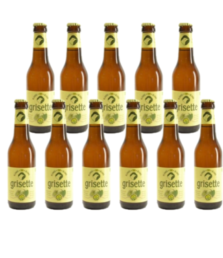 SET VAN 11   l-------l Grisette Blond Glutenvrij - 25cl - 11 Stück