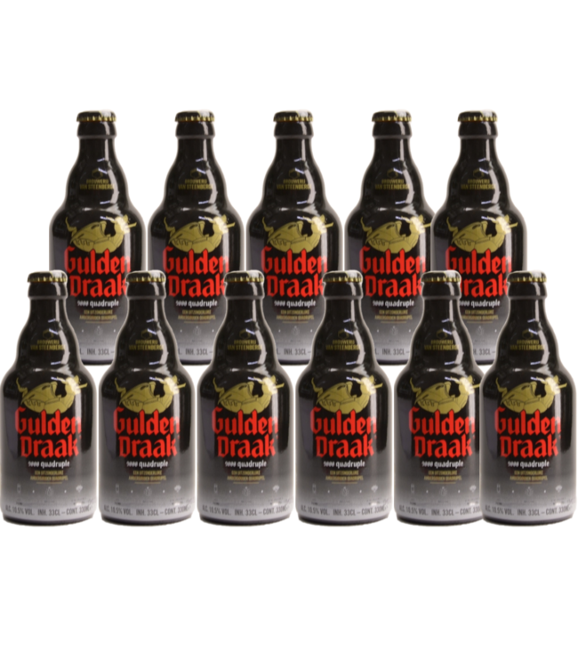 SET VAN 11   l-------l Gulden Draak 9000 Quadruple - 33cl - Set of 11 bottles