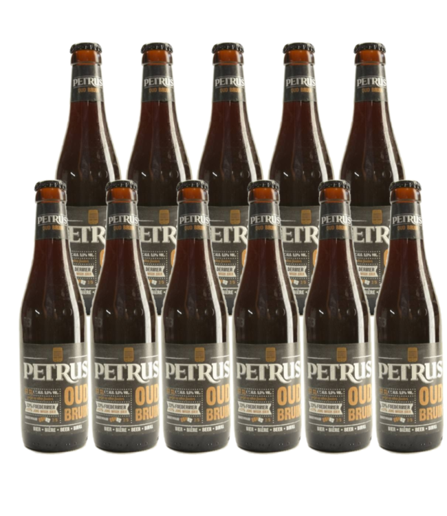 SET VAN 11   l-------l Petrus Oud Brown - 33cl - Set of 11 bottles