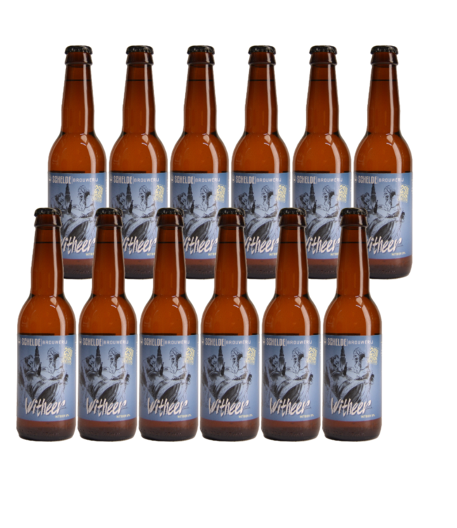 SET VAN 12    l-------l Witheer - Set of 12 Bottles