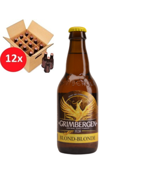 SET VAN 12    l-------l Grimbergen Blond 12 Pack