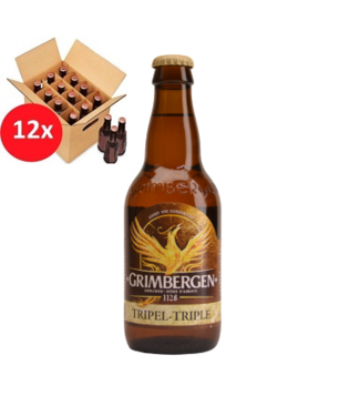 SET VAN 12    l-------l Grimbergen Tripel 12 Pack