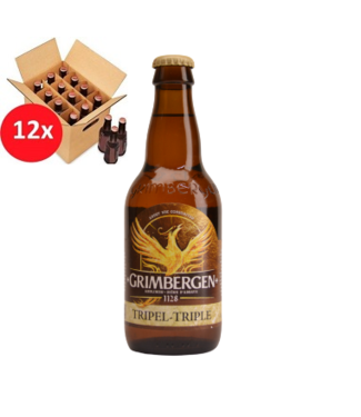 SET VAN 12    l-------l Grimbergen Triple 12 Pack