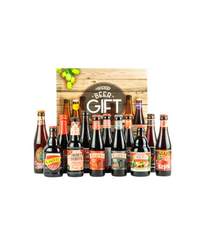 Biergeschenkbox Top 12 Kriek Bieren