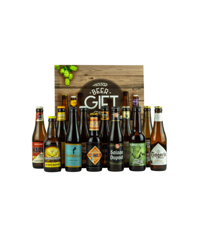 SLEEVE l-------l Bier Geschenkbox Top 12 Blond