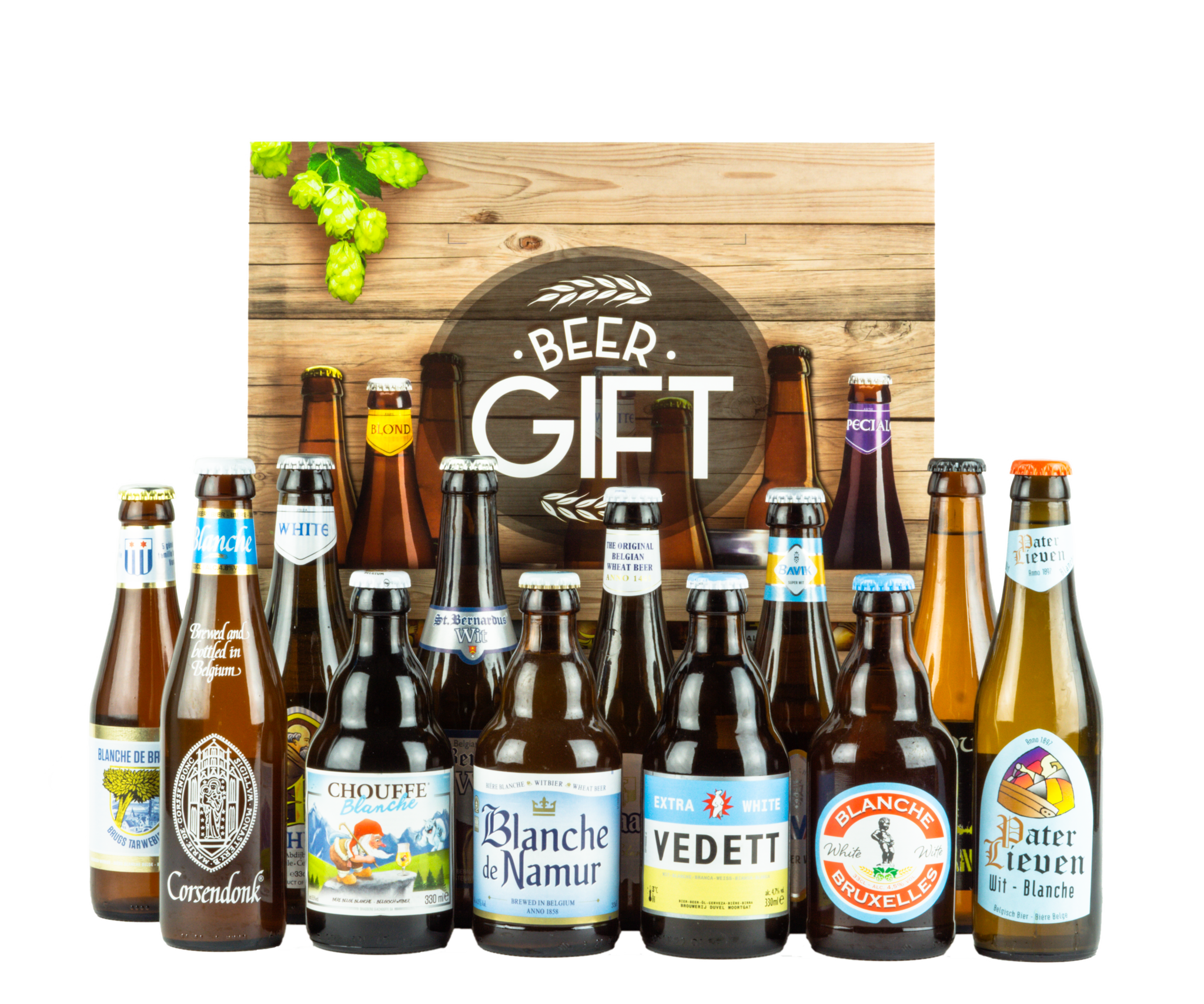 Cadeau de Bière Top 12 Bière Blanche - Belgian Beer Factory