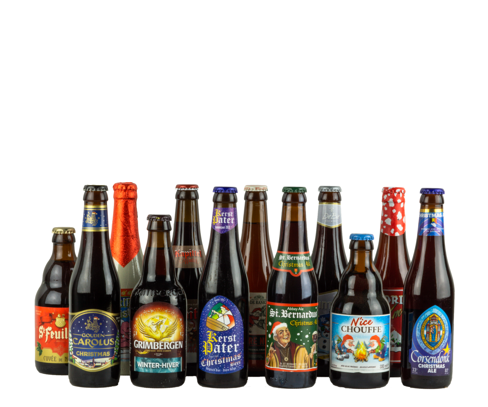 Assortiment Noël Belge - Sélection de 12 bières de Noël belges