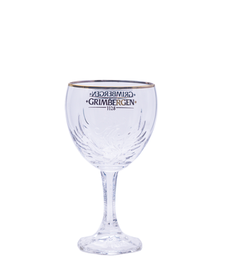 GLAS l-------l Grimbergen Beer Glass - 33cl (new)