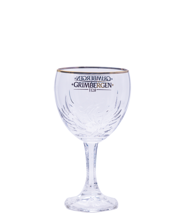 GLAS l-------l Grimbergen Beer Glass - 33cl (new)