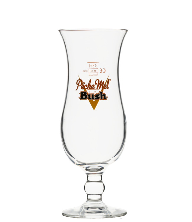 GLAS l-------l Bush Peche Mel Beer Glass - 33cl