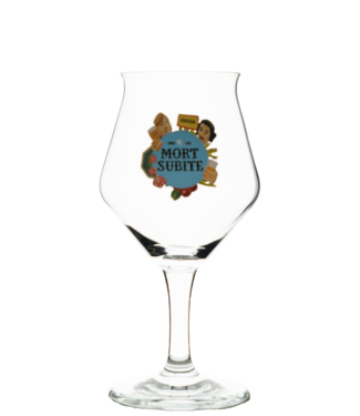 GLAS l-------l Mort Subite Beer Glass (Bol)   - 25cl.