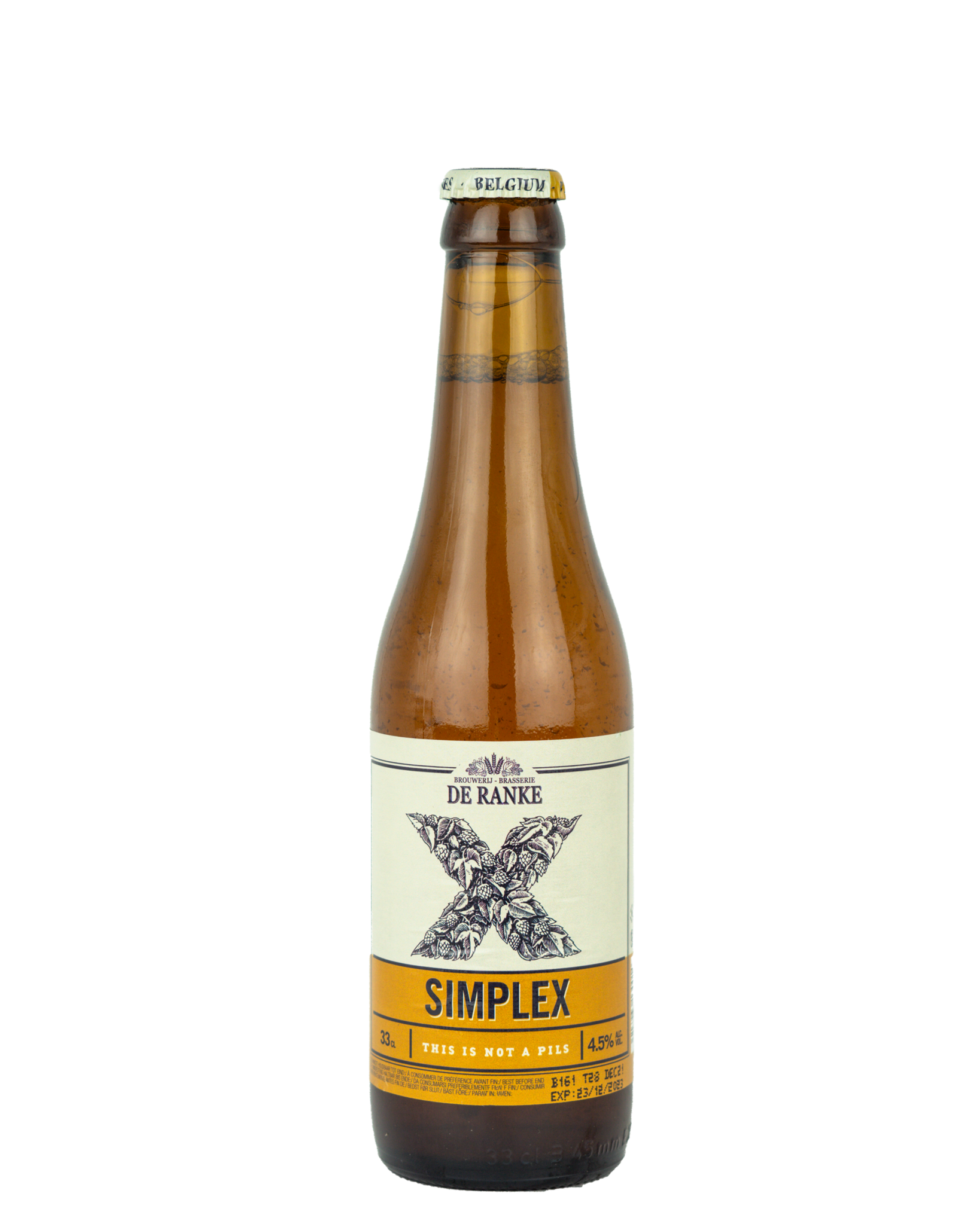 De Ranke Simplex - 33cl - Biere en Ligne - Belgian Beer Factory